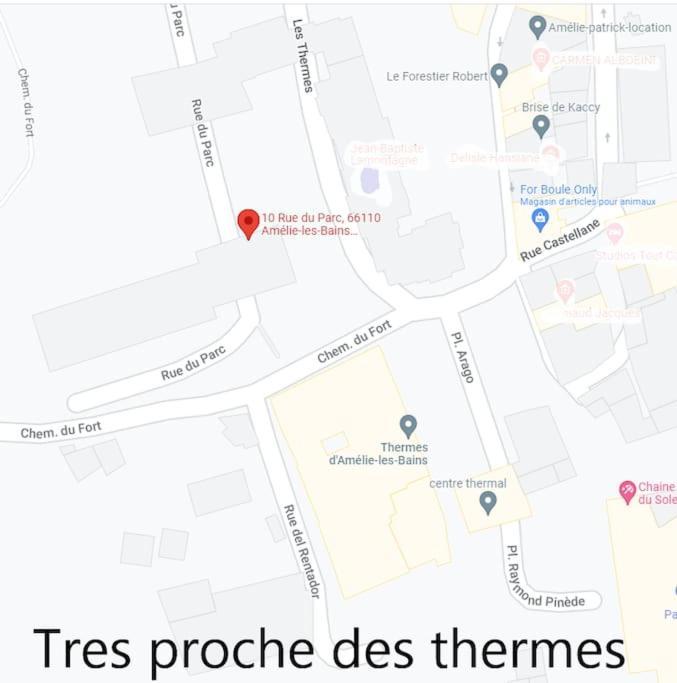 Charmant Logement Entre Mer Et Montagne Ideal Pour Cure Thermale 아멜리에레방팔랄다 외부 사진